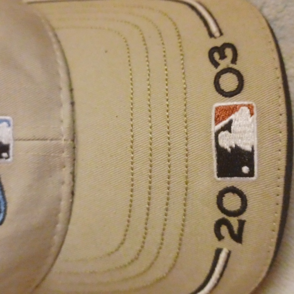 MLB 2003 World Series 100th Anniversary Playoffs Cap-Marlins & Yankees, NWOT - Picture 5 of 12